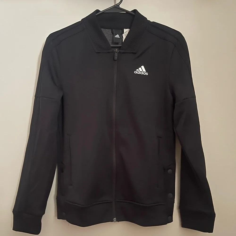 Adidas Women's Black Bomber Jacket - Picture 2 of 6